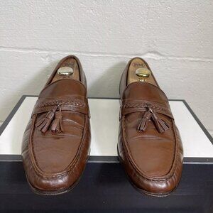 Church’s Handmade Penny Loafer Tassel Brown Leather Slip-On Size UK 11/ US 12